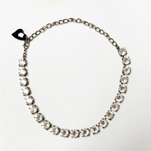 22 Clear Round CZ Necklace